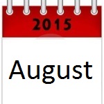 August calendar icon